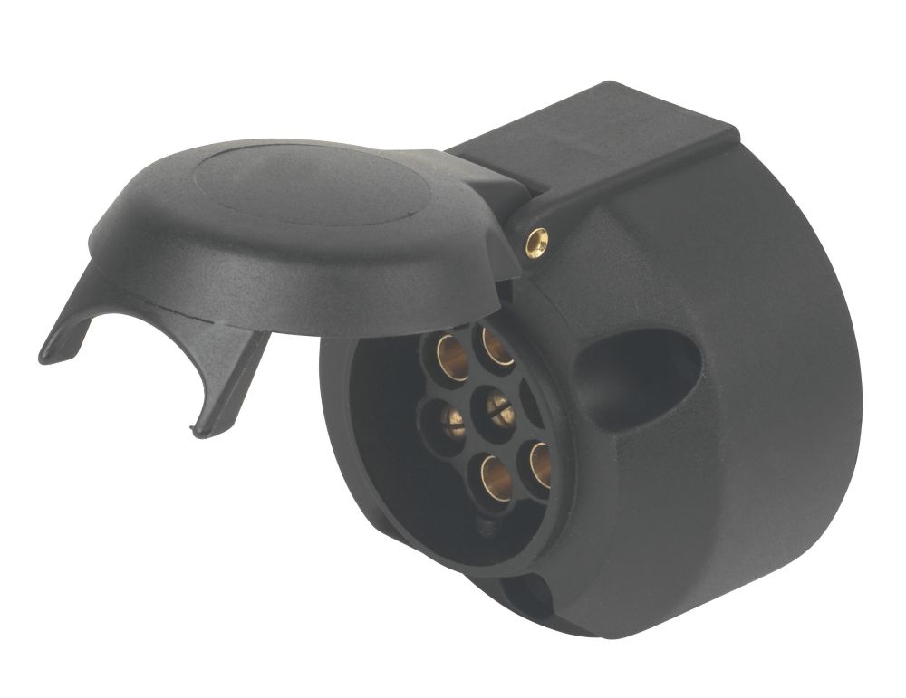 Maypole MP023 7Pin NType Trailer Board Socket 12V Screwfix