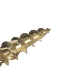 Goldscrew  PZ Double-Countersunk Thread Cutting Multipurpose Screws 6mm x 130mm 50 Pack
