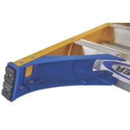 Werner Fibreglass 1.7m 6 Step Swingback A Frame Step Ladder