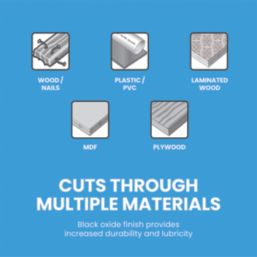 Spyder Stinger Hex Shank Double-Flute Auger Multi-Material Drill Bit Set 3 Pieces