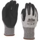 Site  Gloves Grey/Black Large