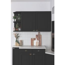V33 2Ltr Quartz Black Satin Kitchen Cupboard Paint