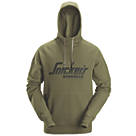 Snickers 2894 Logo Hoodie  Khaki Green Small 36" Chest