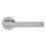 Eclipse Insignia Premium Fire Rated Linear Design Lever On Rose Door Handle Pair Satin Nickel 1 Pair