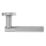 Eclipse Insignia Premium Fire Rated Linear Design Lever On Rose Door Handle Pair Satin Nickel 1 Pair
