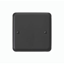 MK Contoura 1-Gang Blanking Plate Black