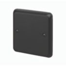 MK Contoura 1-Gang Blanking Plate Black