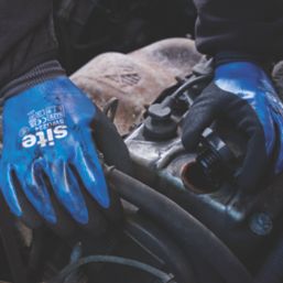 Site  Grip Gloves Blue / Black Large