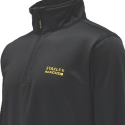 Stanley FatMax Napier 1/4 Zip Fleece Black 2X Large 50" Chest