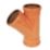 FloPlast Push-Fit 45° Triple Socket Equal Junction 110mm