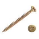 Goldscrew  PZ Double-Countersunk Thread Cutting Multipurpose Screws 4mm x 35mm 200 Pack