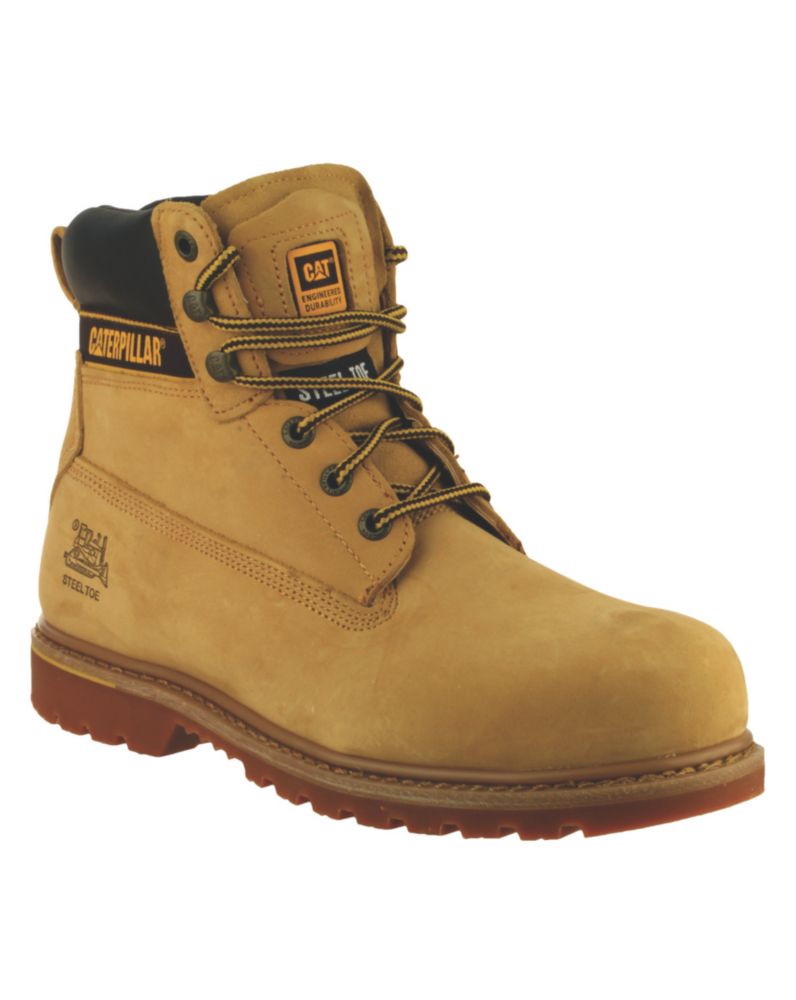 Caterpillar holton steel hot sale toe boots