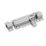 Smith & Locke Straight Barrel Door Bolt Satin Nickel 63mm