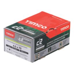 Timco  PZ Double-Countersunk  Multipurpose Premium Screws 4mm x 70mm 200 Pack