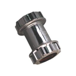 FloPlast CW07 Compression Uni Waste Coupler Chrome 32mm x 32mm