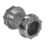 FloPlast CW07 Compression Uni Waste Coupler Chrome 32mm x 32mm