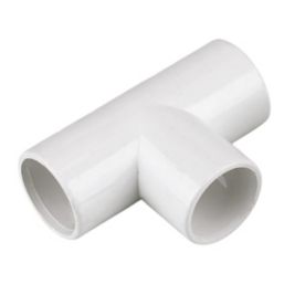 FloPlast Tees White 21.5mm 5 Pack