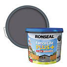 Ronseal  Fence Life Plus Shed & Fence Treatment Slate 9Ltr