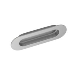 Eurospec Oval Flush Pull Handle 120mm Satin Stainless Steel