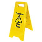 Caution Wet Floor A-Frame Safety Sign 600mm x 290mm