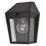 Lutec Avony Outdoor LED Solar Lantern Wall Light With PIR Sensor Black 200lm