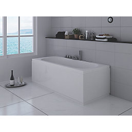 Highlife Bathrooms Halite Adjustable End Bath Panel 750mm Gloss White