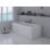 Highlife Bathrooms Halite Adjustable End Bath Panel 750mm Gloss White 2 Pieces