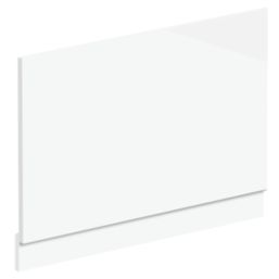 Highlife Bathrooms Halite Adjustable End Bath Panel 750mm Gloss White 2 Pieces