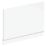 Highlife Bathrooms Halite Adjustable End Bath Panel 750mm Gloss White 2 Pieces