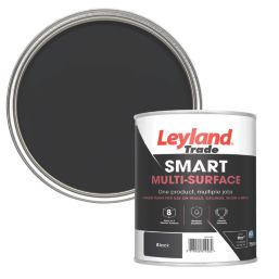 Leyland Trade 750ml Black Eggshell Emulsion Multi Surface Paint