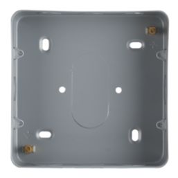 Contactum CLA3094 6/8-Module Grid Metal-Clad Back Box 37mm