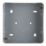 Contactum CLA3094 6/8-Module Grid Metal-Clad Back Box 37mm