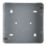 Contactum CLA3094 6/8-Module Grid Metal-Clad Back Box 37mm