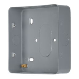 Contactum CLA3094 6/8-Module Grid Metal-Clad Back Box 37mm