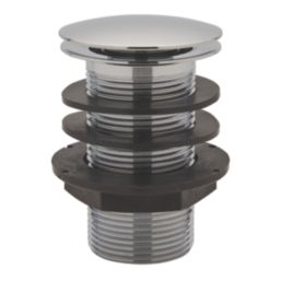 Highlife Bathrooms Unslotted Pop Up Basin Waste Chrome 61mm