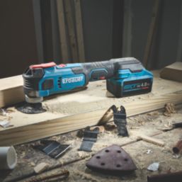 Erbauer ERI1080MLT 18V 1 x 4.0Ah Li-Ion EXT Brushless Cordless Multi-Tool