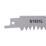 Erbauer  S1531L Wood Reciprocating Saw Blades 205mm 2 Pack