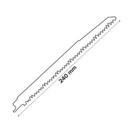 Erbauer  S1531L Wood Reciprocating Saw Blades 205mm 2 Pack