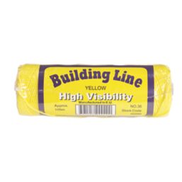Tayler Tools  High Visibility Builders Line Yellow 105m