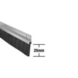 Stormguard Heavy Duty Brush Seal Aluminium 0.91m