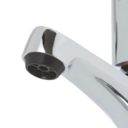 Essentials  Pillar Single Lever High Neck Sink Taps Chrome 1 Pair