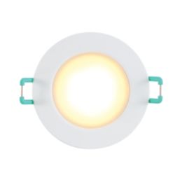 Sylvania Sylspot LED Recessed Integrated LED Spotlight White & Chrome Bezel 7W 500lm