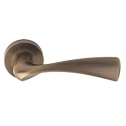 Carlisle Brass Sintra Door Handle Pair Antique Brass