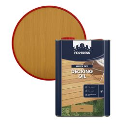 Fortress  5Ltr Natural Oak  Decking Oil