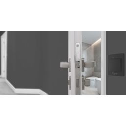 British General Evolve 10A 1-Gang 3-Pole Fan Isolator Switch Matt Black  with Black Inserts