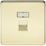 Knightsbridge  1-Gang RJ45 Ethernet Socket Polished Brass