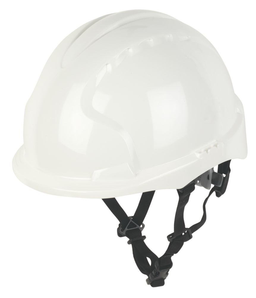 JSP EVO 3 Linesman Safety Helmet White Screwfix