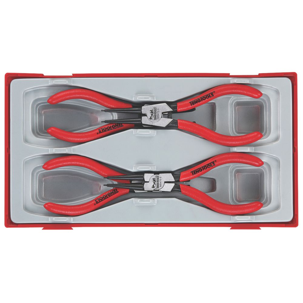 Teng Tools Circlip Pliers Set 4 Pieces Screwfix