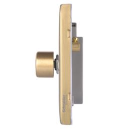 Schneider Electric Lisse Deco 1-Gang 1-Way  Dimmer Switch  Satin Brass