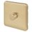 Schneider Electric Lisse Deco 1-Gang 1-Way  Dimmer Switch  Satin Brass